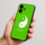 כיסוי בעיצוב אישי עם השם שלך לדגם - Realme P4x 5G בעיצוב סמל יינג יאנג