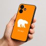 כיסוי בעיצוב אישי עם השם שלך לדגם - Realme P4x 5G בעיצוב דוב