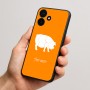 כיסוי בעיצוב אישי עם השם שלך לדגם - Realme P4x 5G בעיצוב חזיר