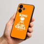 כיסוי בעיצוב אישי עם השם שלך לדגם - Realme P4x 5G בעיצוב מלך הגריל