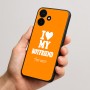 כיסוי בעיצוב אישי עם השם שלך לדגם - Realme P4x 5G בעיצוב אוהבת את החבר שלי