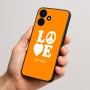 כיסוי בעיצוב אישי עם השם שלך לדגם - Realme P4x 5G בעיצוב אהבה