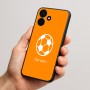 כיסוי בעיצוב אישי עם השם שלך לדגם - Realme P4x 5G בעיצוב כדורגל כדור כדורגל