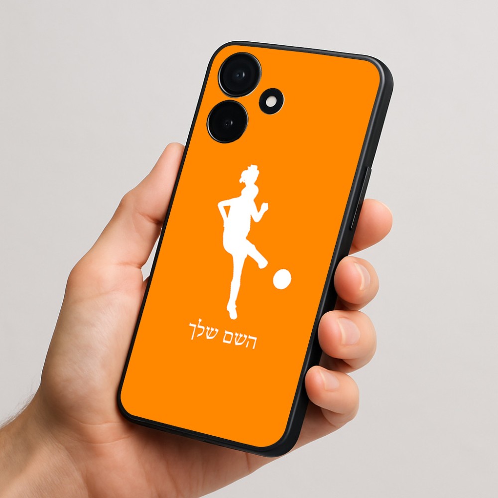 כיסוי בעיצוב אישי עם השם שלך לדגם - Realme P4x 5G בעיצוב שחקנית כדורגל - אישה
