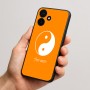 כיסוי בעיצוב אישי עם השם שלך לדגם - Realme P4x 5G בעיצוב סמל יינג יאנג