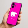 כיסוי בעיצוב אישי עם השם שלך לדגם - Realme P4x 5G בעיצוב דוב
