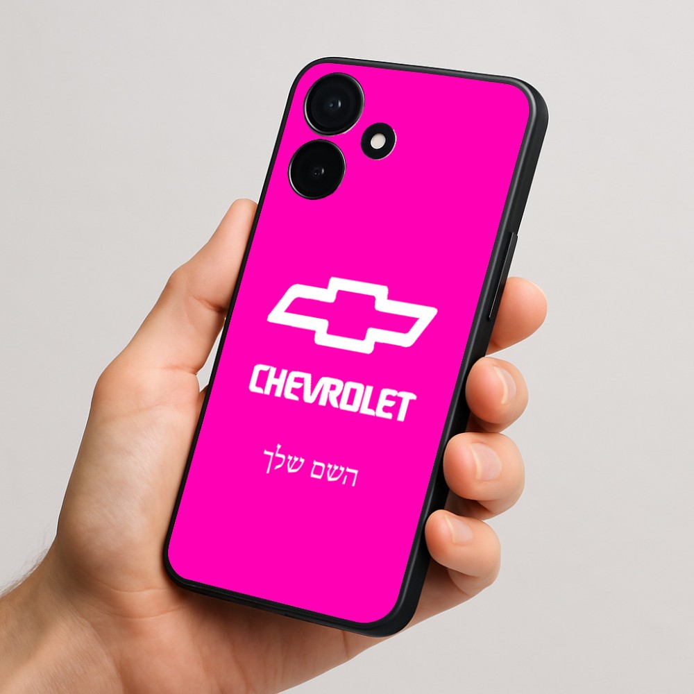 כיסוי בעיצוב אישי עם השם שלך לדגם - Realme P4x 5G בעיצוב שברולט