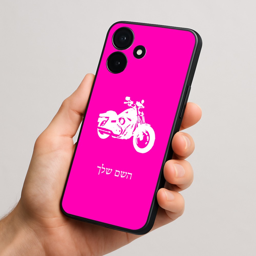 כיסוי בעיצוב אישי עם השם שלך לדגם - Realme P4x 5G בעיצוב הארלי-דיווידסון