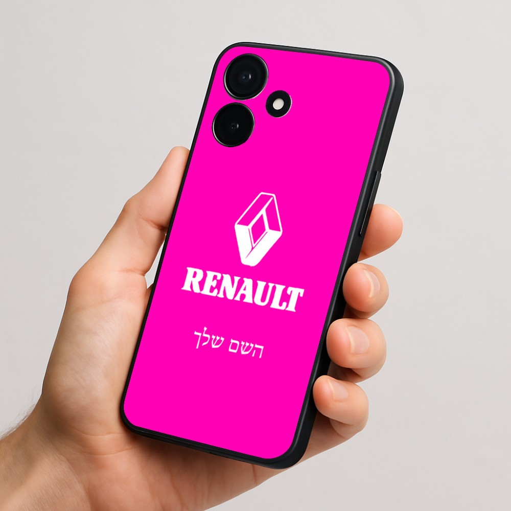 כיסוי בעיצוב אישי עם השם שלך לדגם - Realme P4x 5G בעיצוב רנו