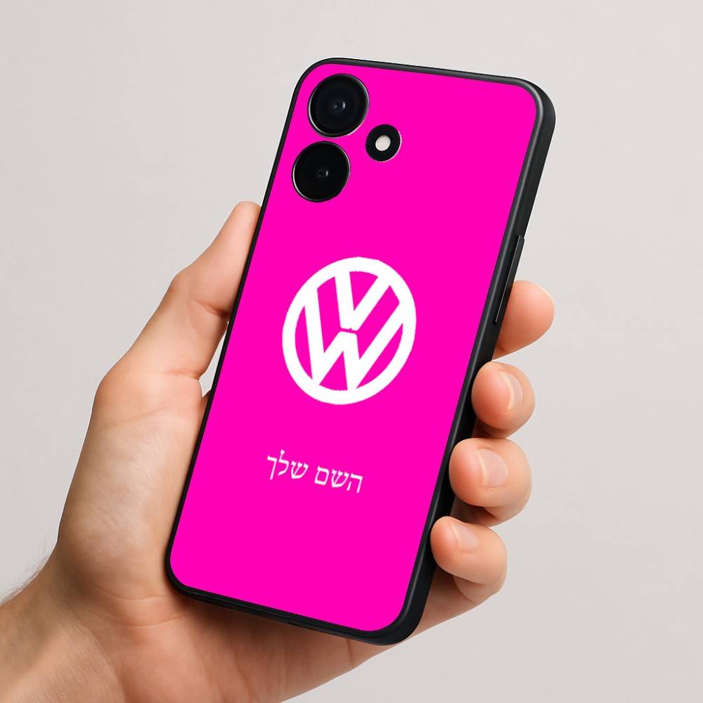 כיסוי בעיצוב אישי עם השם שלך לדגם - Realme P4x 5G בעיצוב פולקסווגן