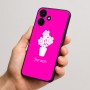 כיסוי בעיצוב אישי עם השם שלך לדגם - Realme P4x 5G בעיצוב פרח