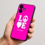 כיסוי בעיצוב אישי עם השם שלך לדגם - Realme P4x 5G בעיצוב אהבה