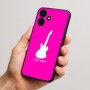 כיסוי בעיצוב אישי עם השם שלך לדגם - Realme P4x 5G בעיצוב גיטרה