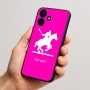 כיסוי בעיצוב אישי עם השם שלך לדגם - Realme P4x 5G בעיצוב שחקן פולו - סוס