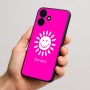 כיסוי בעיצוב אישי עם השם שלך לדגם - Realme P4x 5G בעיצוב שמש