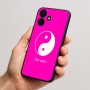 כיסוי בעיצוב אישי עם השם שלך לדגם - Realme P4x 5G בעיצוב סמל יינג יאנג