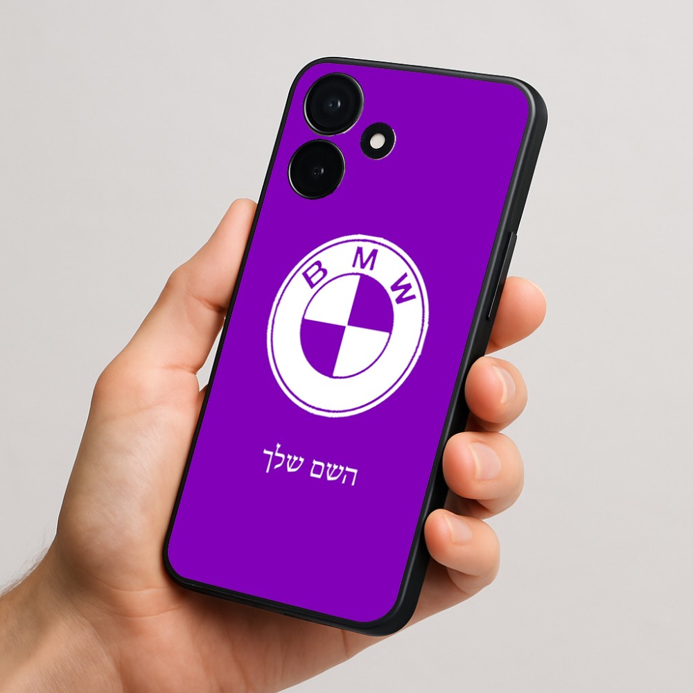 כיסוי בעיצוב אישי עם השם שלך לדגם - Realme P4x 5G בעיצוב ב.מ.וו
