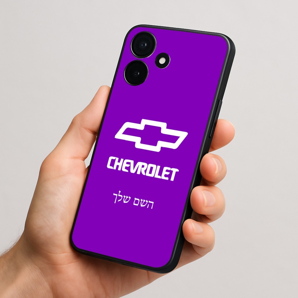 כיסוי בעיצוב אישי עם השם שלך לדגם - Realme P4x 5G בעיצוב שברולט