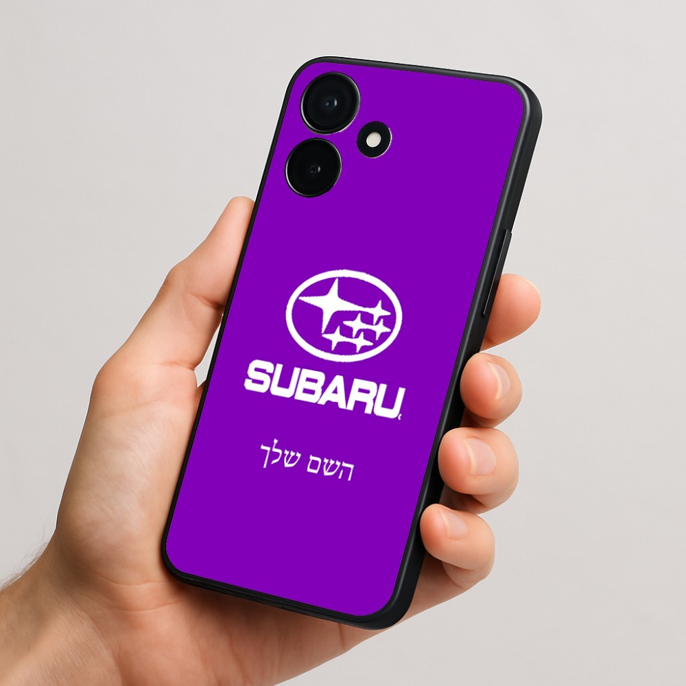 כיסוי בעיצוב אישי עם השם שלך לדגם - Realme P4x 5G בעיצוב סובארו