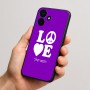 כיסוי בעיצוב אישי עם השם שלך לדגם - Realme P4x 5G בעיצוב אהבה