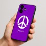 כיסוי בעיצוב אישי עם השם שלך לדגם - Realme P4x 5G בעיצוב סמל השלום