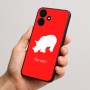 כיסוי בעיצוב אישי עם השם שלך לדגם - Realme P4x 5G בעיצוב קרנף