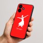 כיסוי בעיצוב אישי עם השם שלך לדגם - Realme P4x 5G בעיצוב בלרינה