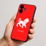 כיסוי בעיצוב אישי עם השם שלך לדגם - Realme P4x 5G בעיצוב מזלות - אריה
