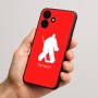 כיסוי בעיצוב אישי עם השם שלך לדגם - Realme P4x 5G בעיצוב הוקי שוערים