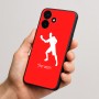 כיסוי בעיצוב אישי עם השם שלך לדגם - Realme P4x 5G בעיצוב שחקן פינג פונג