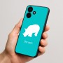 כיסוי בעיצוב אישי עם השם שלך לדגם - Realme P4x 5G בעיצוב קרנף