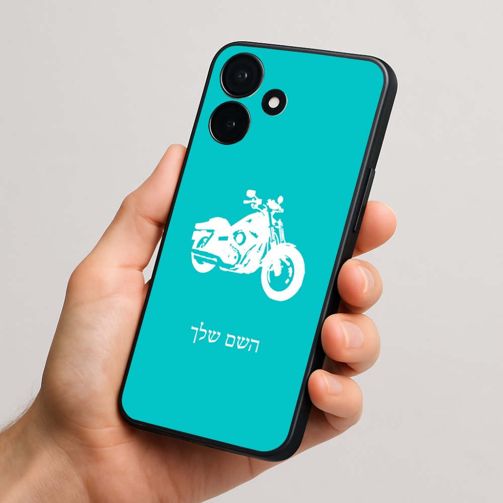 כיסוי בעיצוב אישי עם השם שלך לדגם - Realme P4x 5G בעיצוב הארלי-דיווידסון