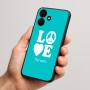 כיסוי בעיצוב אישי עם השם שלך לדגם - Realme P4x 5G בעיצוב אהבה