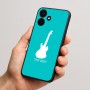 כיסוי בעיצוב אישי עם השם שלך לדגם - Realme P4x 5G בעיצוב גיטרה