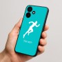כיסוי בעיצוב אישי עם השם שלך לדגם - Realme P4x 5G בעיצוב רץ