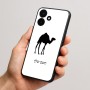 כיסוי בעיצוב אישי עם השם שלך לדגם - Realme P4x 5G בעיצוב גמל