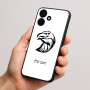 כיסוי בעיצוב אישי עם השם שלך לדגם - Realme P4x 5G בעיצוב ראש נשר