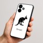 כיסוי בעיצוב אישי עם השם שלך לדגם - Realme P4x 5G בעיצוב קנגורו