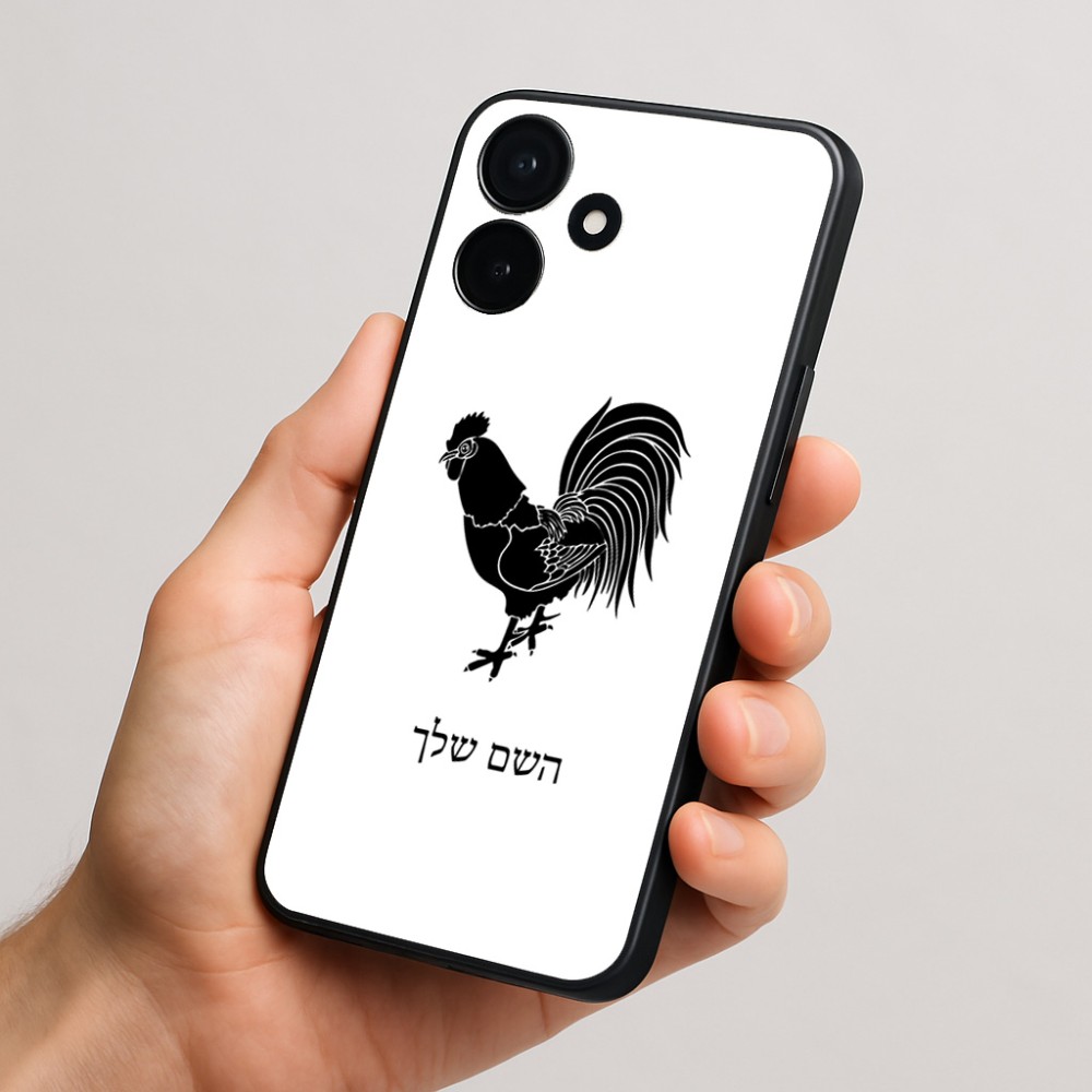 כיסוי בעיצוב אישי עם השם שלך לדגם - Realme P4x 5G בעיצוב תרנגול