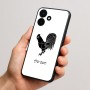 כיסוי בעיצוב אישי עם השם שלך לדגם - Realme P4x 5G בעיצוב תרנגול