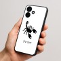 כיסוי בעיצוב אישי עם השם שלך לדגם - Realme P4x 5G בעיצוב עקרב