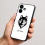 כיסוי בעיצוב אישי עם השם שלך לדגם - Realme P4x 5G בעיצוב זאב