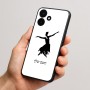 כיסוי בעיצוב אישי עם השם שלך לדגם - Realme P4x 5G בעיצוב בלרינה