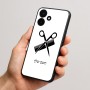כיסוי בעיצוב אישי עם השם שלך לדגם - Realme P4x 5G בעיצוב מעצב שיער