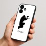 כיסוי בעיצוב אישי עם השם שלך לדגם - Realme P4x 5G בעיצוב שחקן כאב כדור