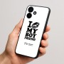 כיסוי בעיצוב אישי עם השם שלך לדגם - Realme P4x 5G בעיצוב נשקי את חבר שלי
