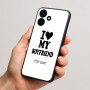 כיסוי בעיצוב אישי עם השם שלך לדגם - Realme P4x 5G בעיצוב אוהבת את החבר שלי