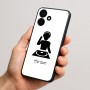 כיסוי בעיצוב אישי עם השם שלך לדגם - Realme P4x 5G בעיצוב אזור מוזיקה של די ג'יי