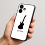 כיסוי בעיצוב אישי עם השם שלך לדגם - Realme P4x 5G בעיצוב גיטרה