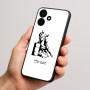 כיסוי בעיצוב אישי עם השם שלך לדגם - Realme P4x 5G בעיצוב קאוגירל